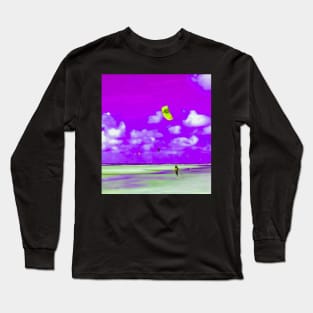 Lonely Kite Beach No. 7 Long Sleeve T-Shirt